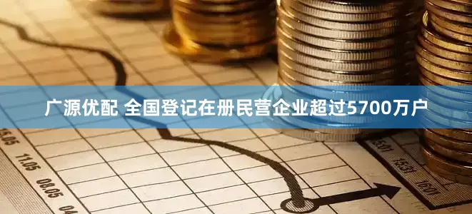 广源优配 全国登记在册民营企业超过5700万户